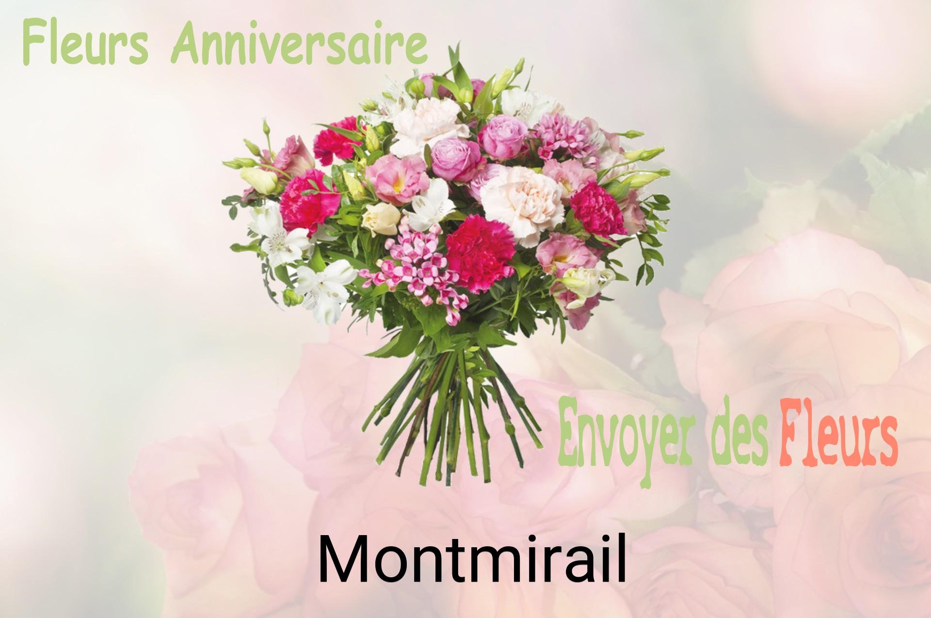 Bouquet de fleurs d’anniversaire livré à Montmirail