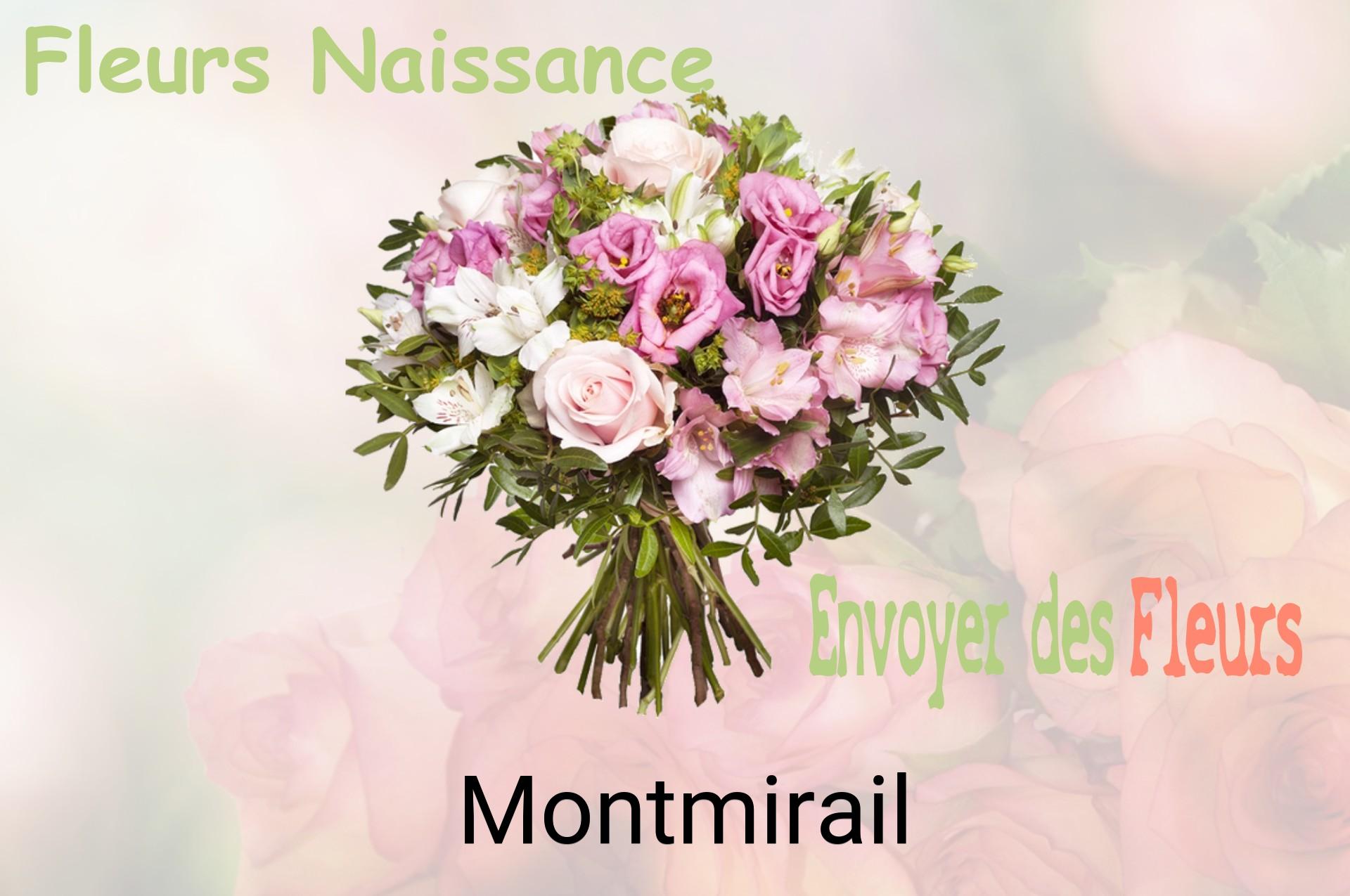 Bouquet de fleurs de naissance livré à Montmirail